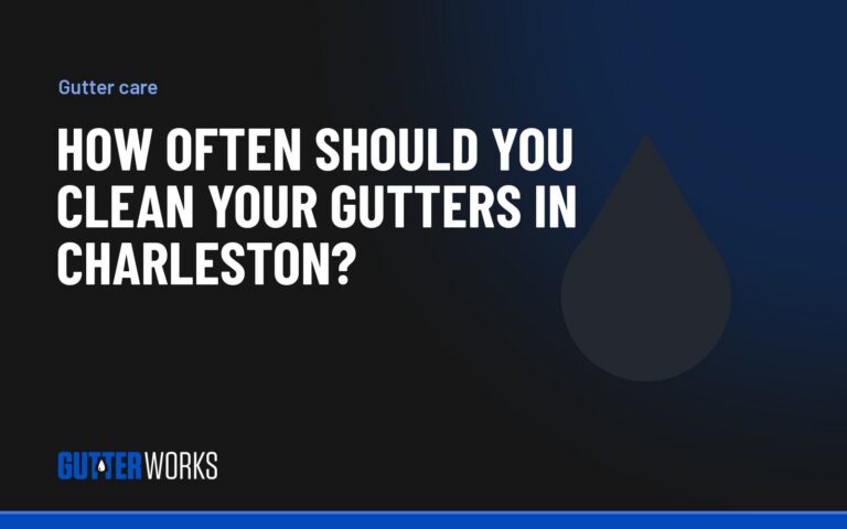 How often should you clean your gutters in Charleston?